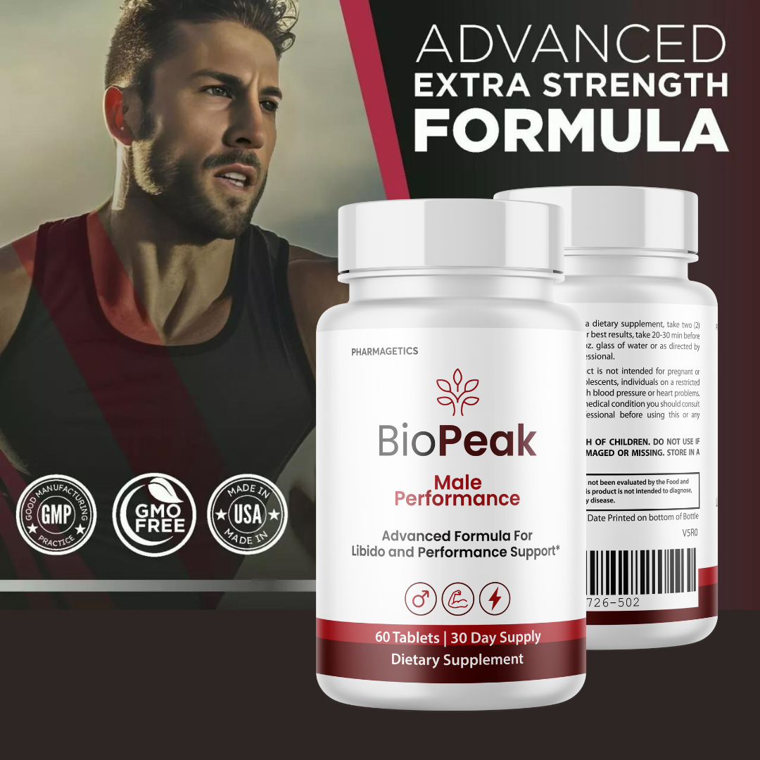 BioPeak Men Enhancement Capsules, BioPeak Pills Last longer BiggerD 3 Bottles