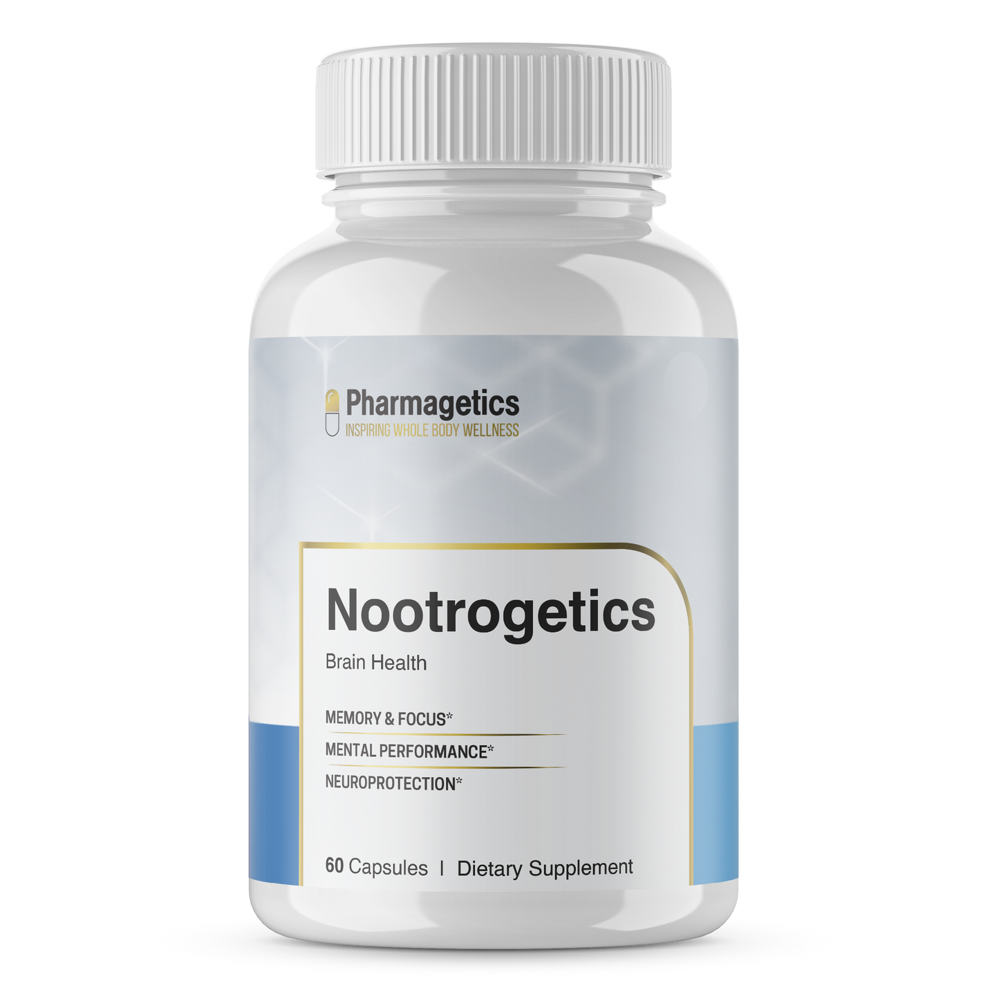 Nootrogetics Advanced Brain Support Formula - Memory, Focus & Clarity