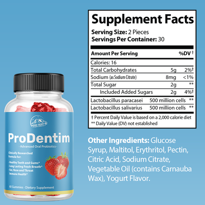 ProDentim Gummies 10 Bottles 300 Gummies