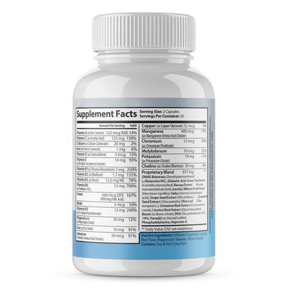 Nootrogetics Advanced Brain Support Formula - Memory, Focus & Clarity