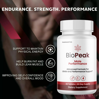 BioPeak Men Enhancement Capsules, BioPeak Pills Last longer BiggerD 12 Bottles