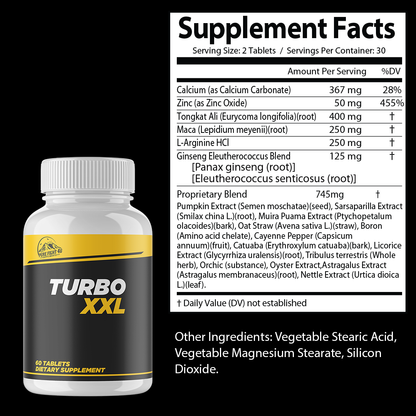 Turbo XXL 6 Bottles 360 Tablets