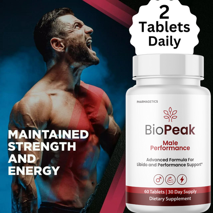 BioPeak Men Enhancement Capsules, BioPeak Pills Last longer BiggerD 2 Bottles