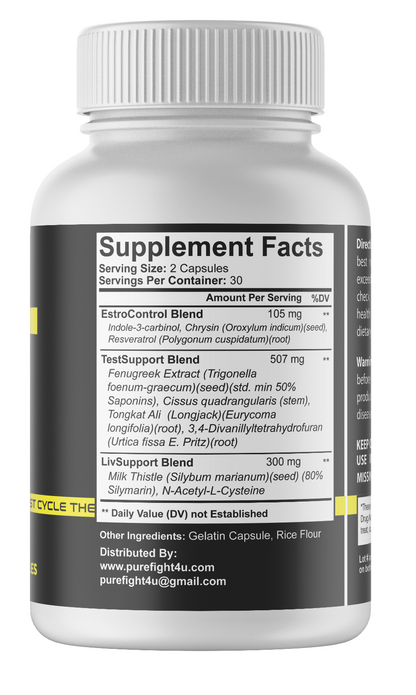 Xtreme PCT Ultimate Post Cycle Therapy Formula 12 Bottles 720 capsules