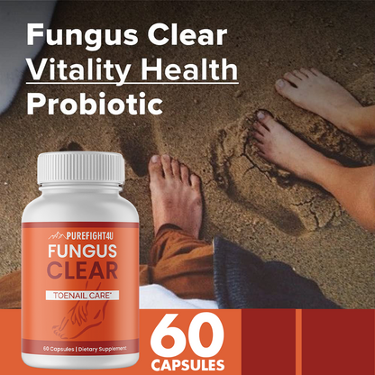 Fungus Clear Toe Nail Care - 2 Bottles 120 Capsules