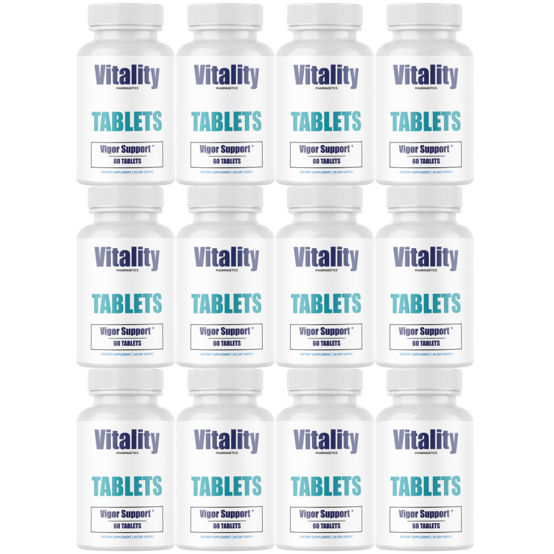 Vitality Tablets Dots For Men, Vitality Dots, Vitality Tablets Dots - 12 Bottles