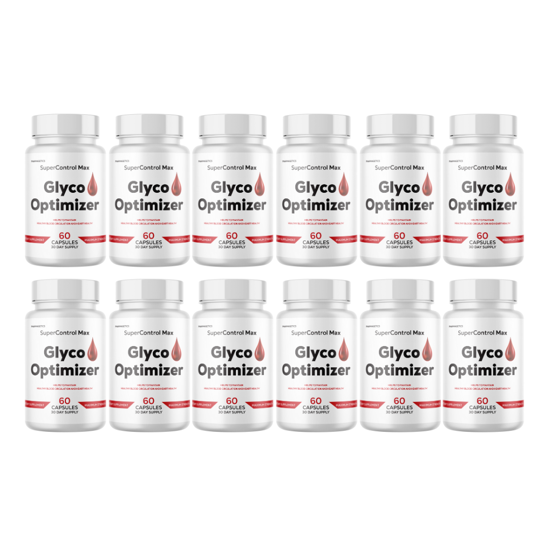 Glyco Optimizer Healthy Blood Circulation & Heart Health 12 Bottles 720 Capsules