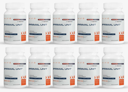 PRIMAL UNIT XL Pills For Men  1305mg - 10 Bottles 600 Capsules