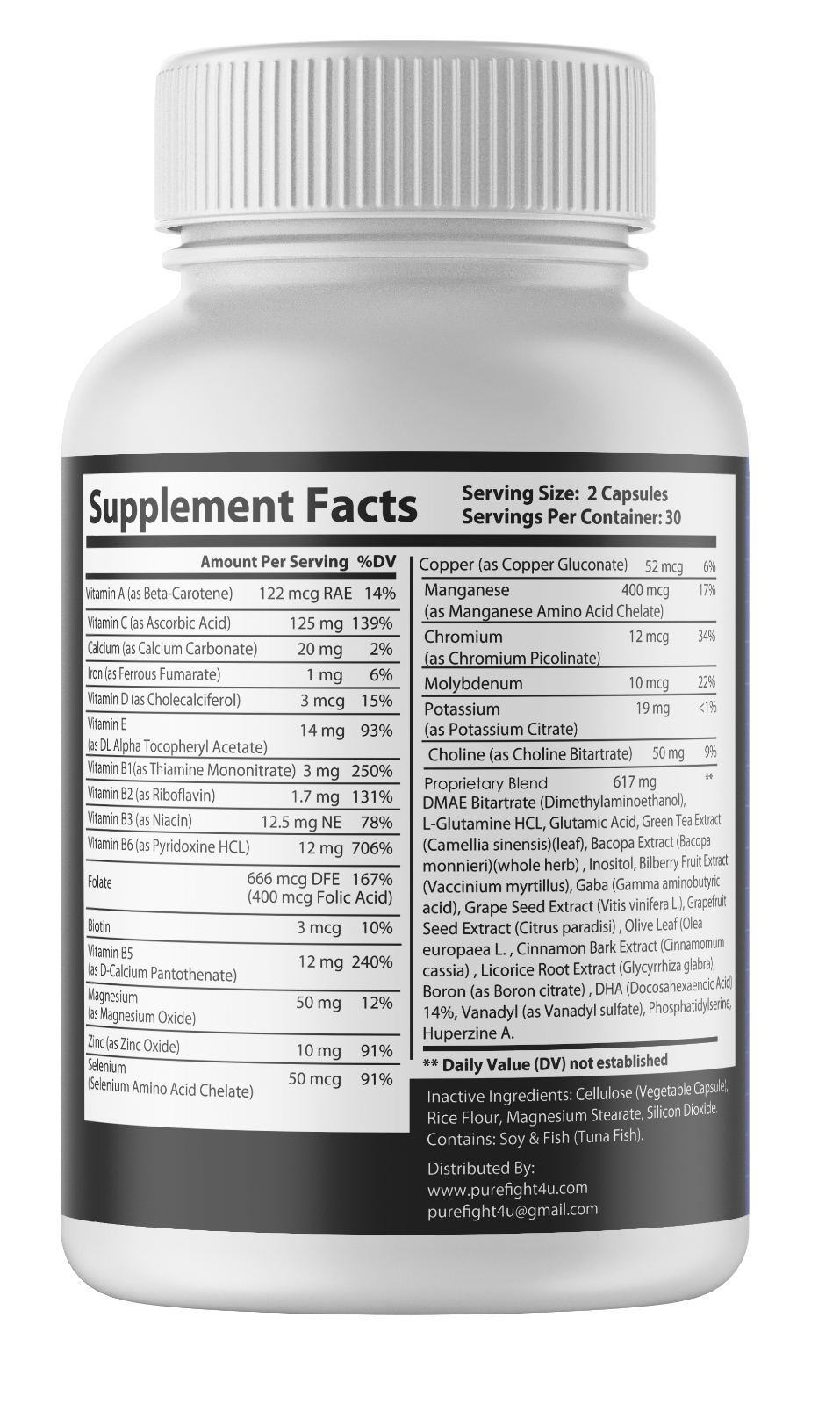 CogniMax Cognitive Support - 4 Bottles 240 Capsules