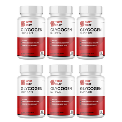 Sweet Relief Glycogen Support - 6 Pack