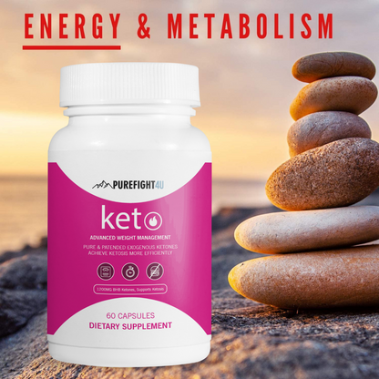 Keto Advanced Weight Management Formula - 12 Bottles 720 Capsules