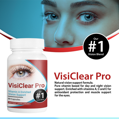 5 Bottles VisiClear Pro Advanced Eye Health Formula 60 Capsules x 5