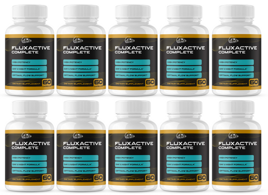 Fluxactive Complete Dietary Supplement 10 Bottles 600 Capsules