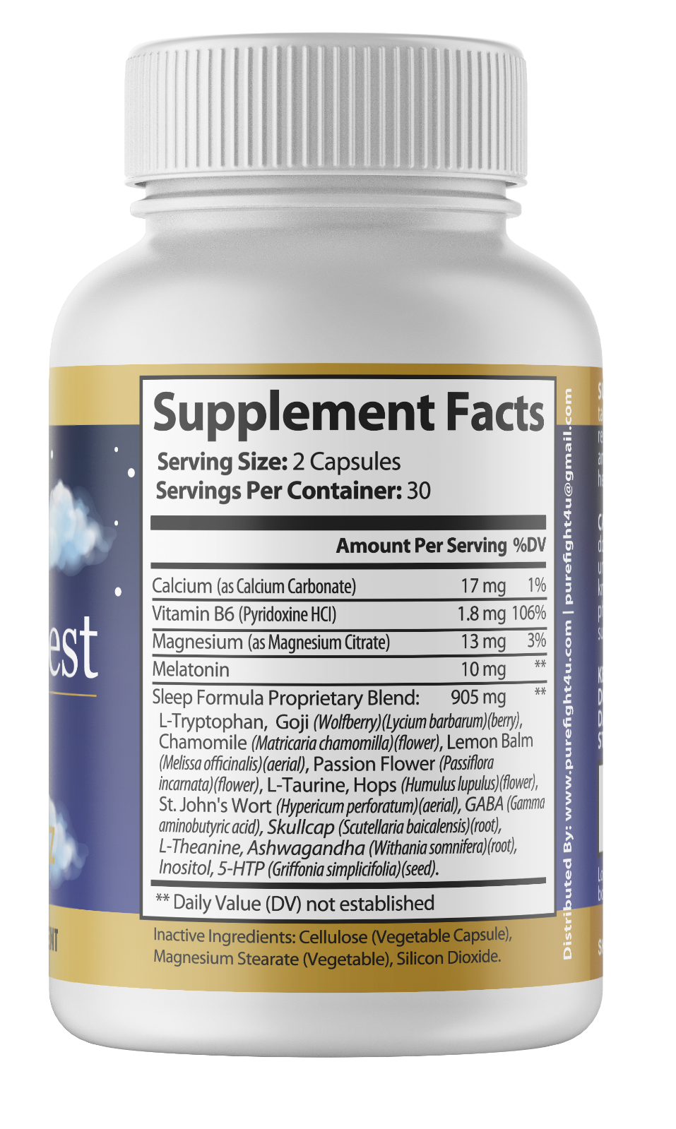 Good Night Rest Promotes Relaxation & Healthy Sleep Cycle-2 Bottles-120 Capsules