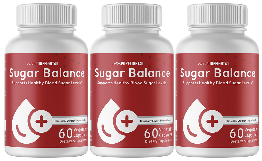 Sugar Balance Supports Healthy Blood Sugar Levels 3 Bottles 180 Veg Caps