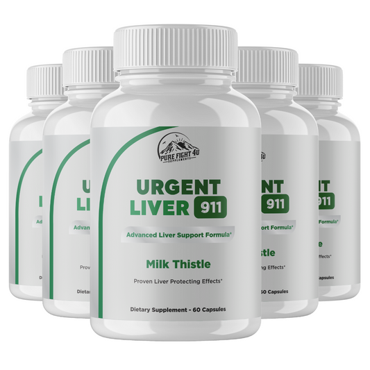 Urgent Liver 911 Advanced Liver Support Formula 5 Bottles 300 Capsules