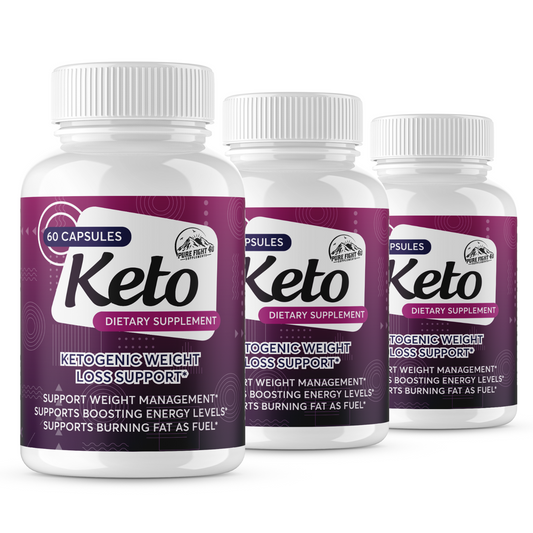 Keto Ketogenic Weight Loss Support 3 Bottles 180 Capsules