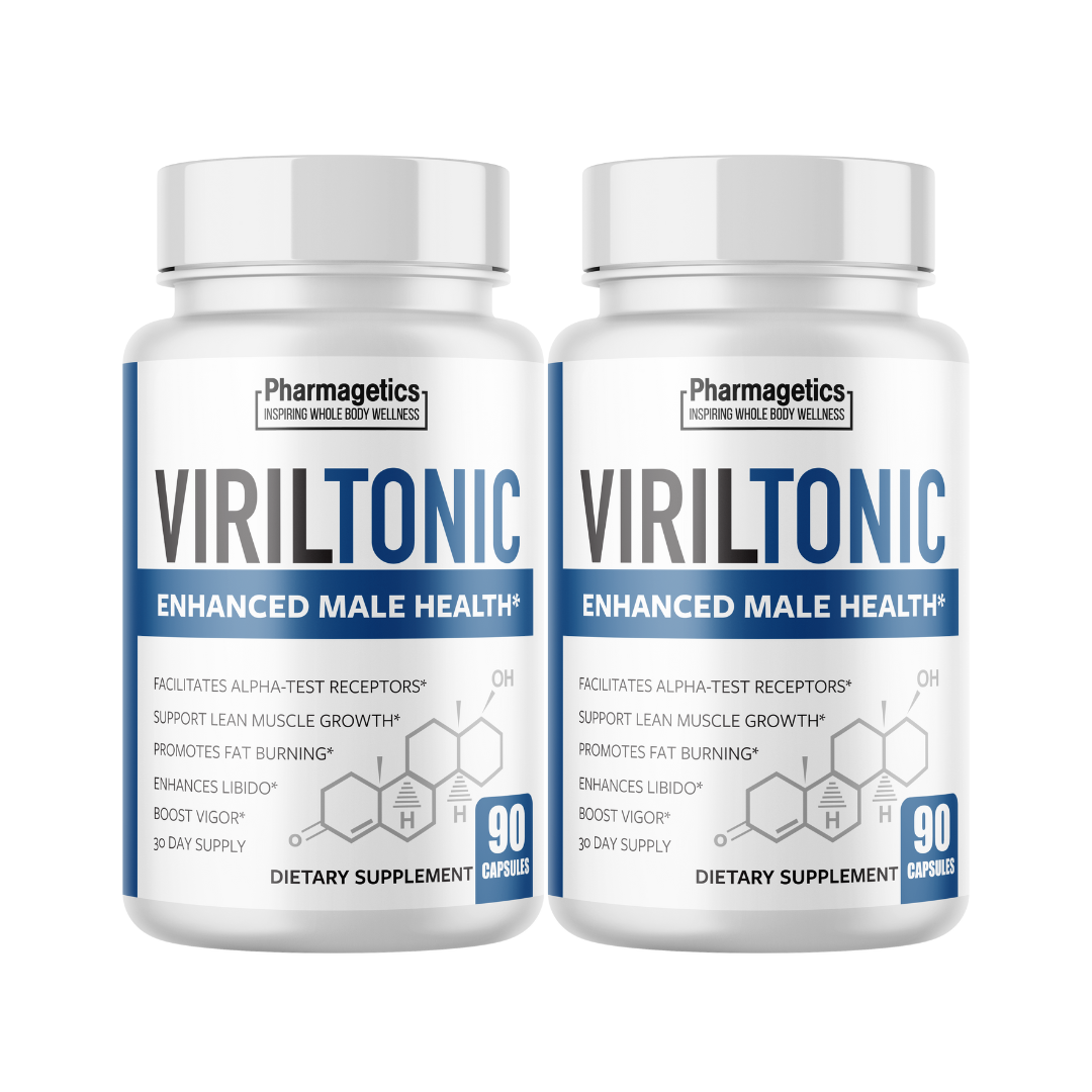 VirilTonic - Enhanced Male Health - 2 Bottles 180 Capsules