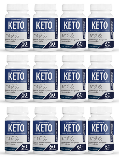 Keto Maximum Strength 12 Bottles 720 Capsules