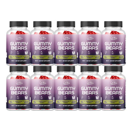 Gummy Bears Boost Weight Loss & Health Support 10 Bottles 600 Gummies