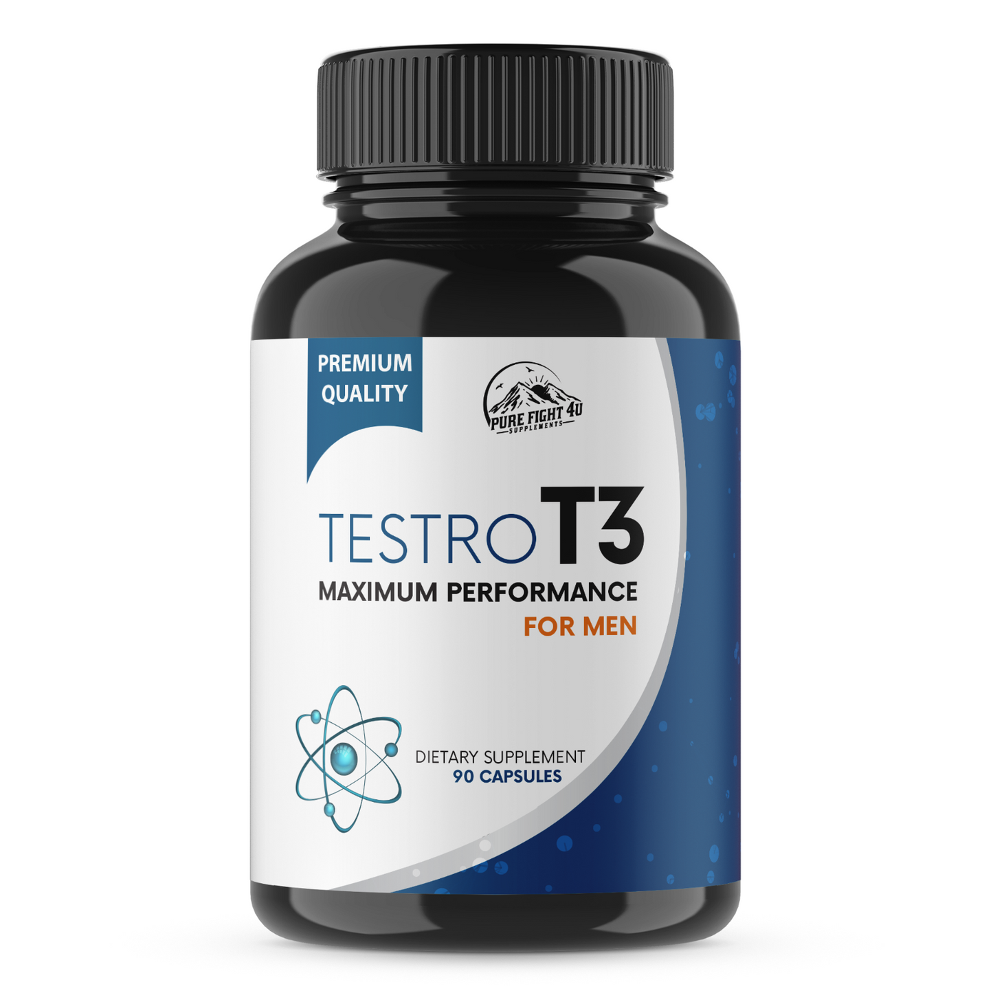 Testro T3 Pills Maximum Performance for Men - 12 Bottles 1080 Capsules