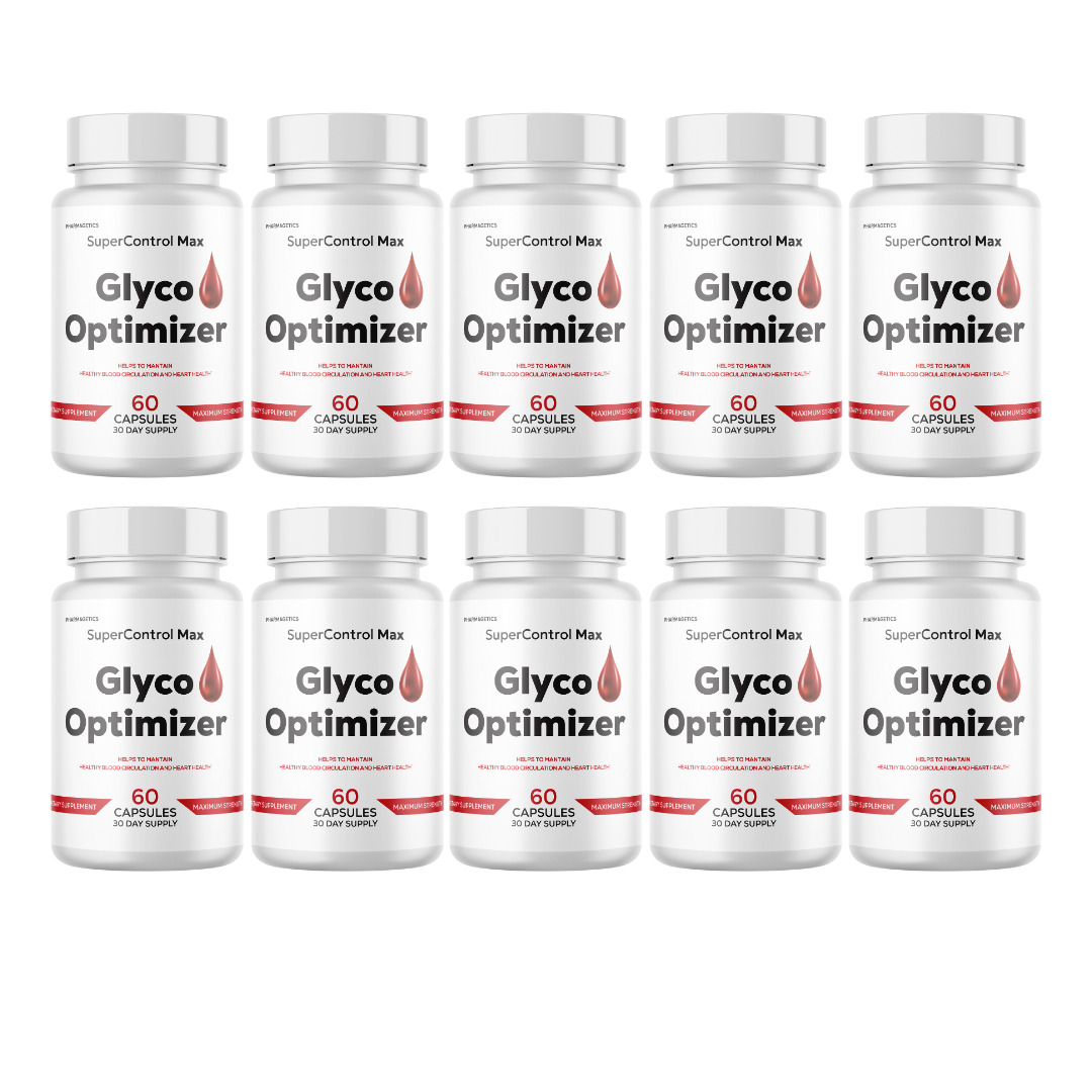 Glyco Optimizer Healthy Blood Circulation & Heart Health 10 Bottles 600 Capsules