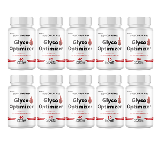 Glyco Optimizer Healthy Blood Circulation & Heart Health 10 Bottles 600 Capsules