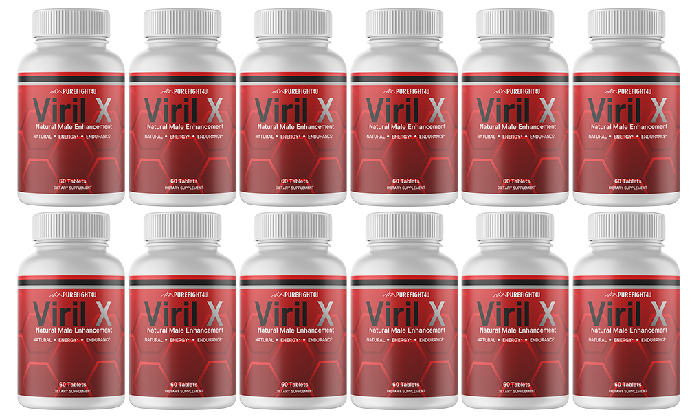 Viril X Dietary Supplement, Natural Male Enhancement, 12 Bottles 720 Tablets