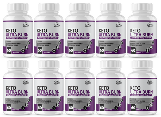 Keto Ultra Burn Advanced Weight Loss 10 Bottles 600 Capsules