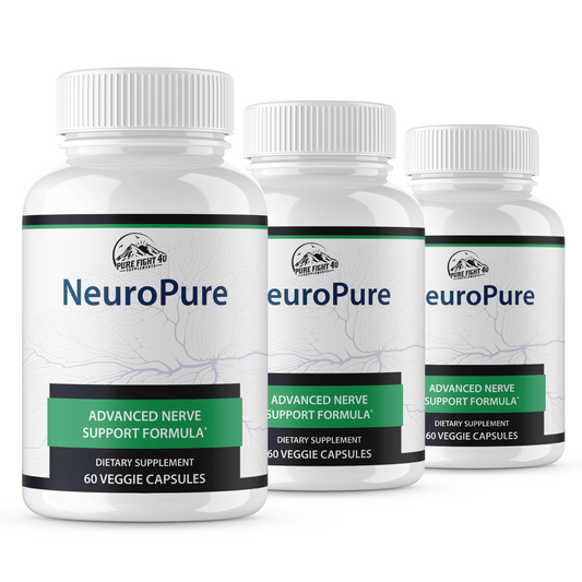 Neuro Pure Advanced Nerve Support Formula - 3 Bottles 180 Capsules