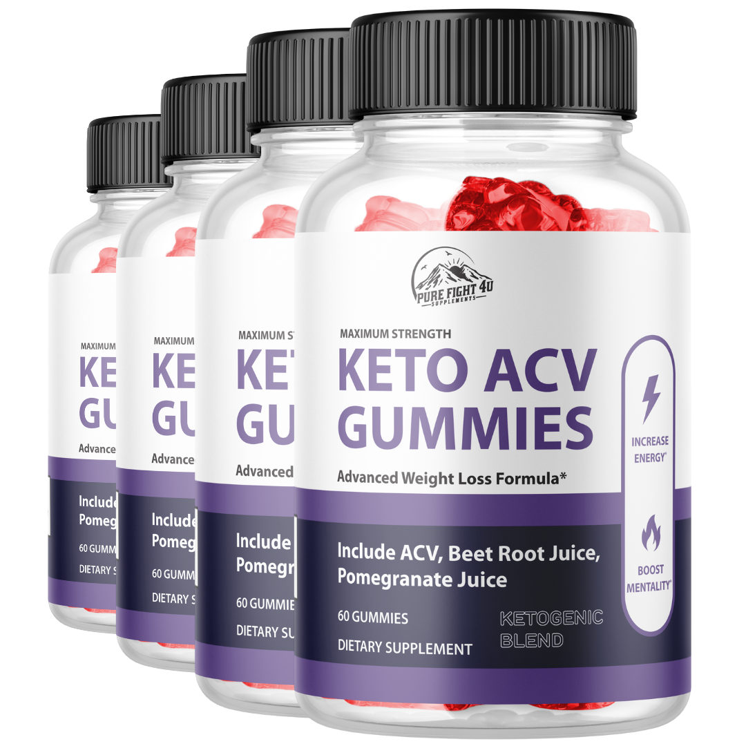 Keto ACV Gummies Advance Weight Loss Formula 4 Bottles 240 Gummies