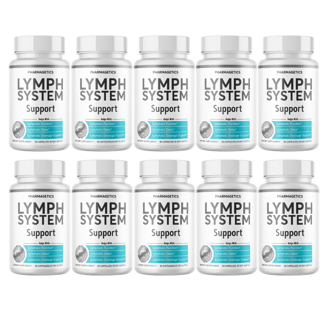 Lymph System Support | Lymph Detox & Cleansing Repair Formula - 10 Bottles