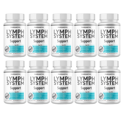 Lymph System Support | Lymph Detox & Cleansing Repair Formula - 10 Bottles