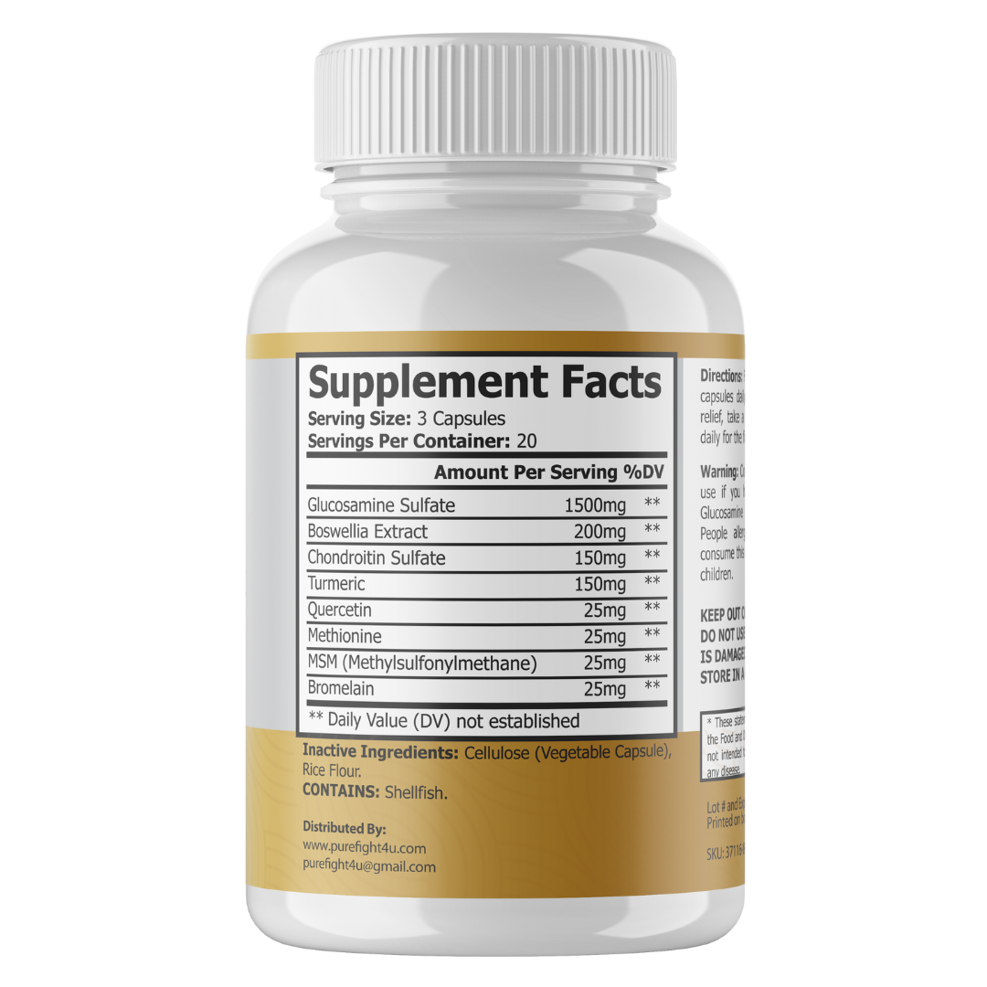 Synoviox Joint Support Formula 4 Bottles 240 Capsules