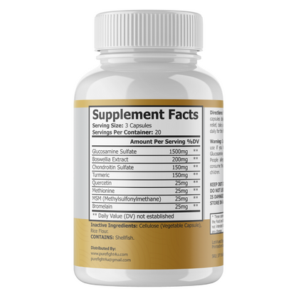 Synoviox Joint Support Formula 4 Bottles 240 Capsules