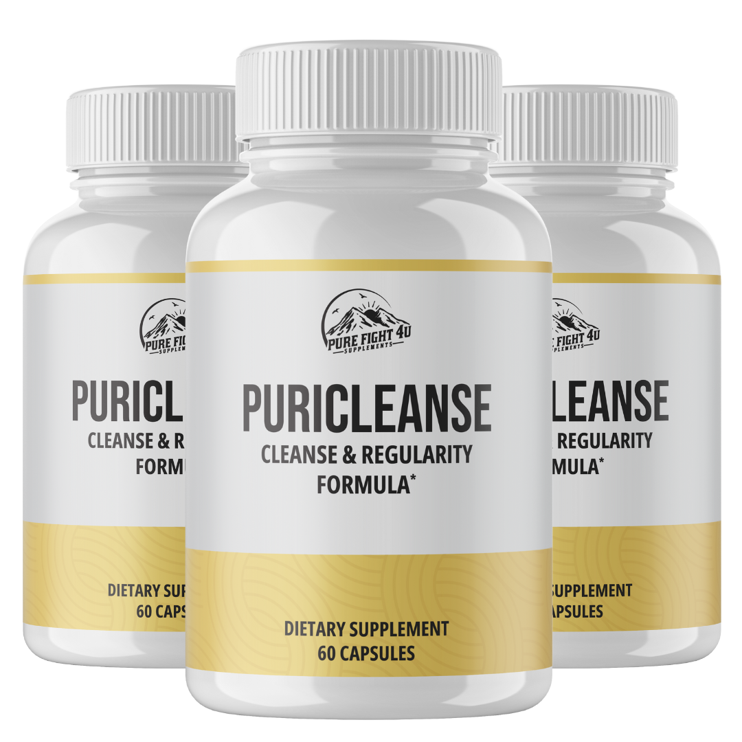 Puricleanse- Cleanse & Regularity Formula 3 Bottles 180 Capsules