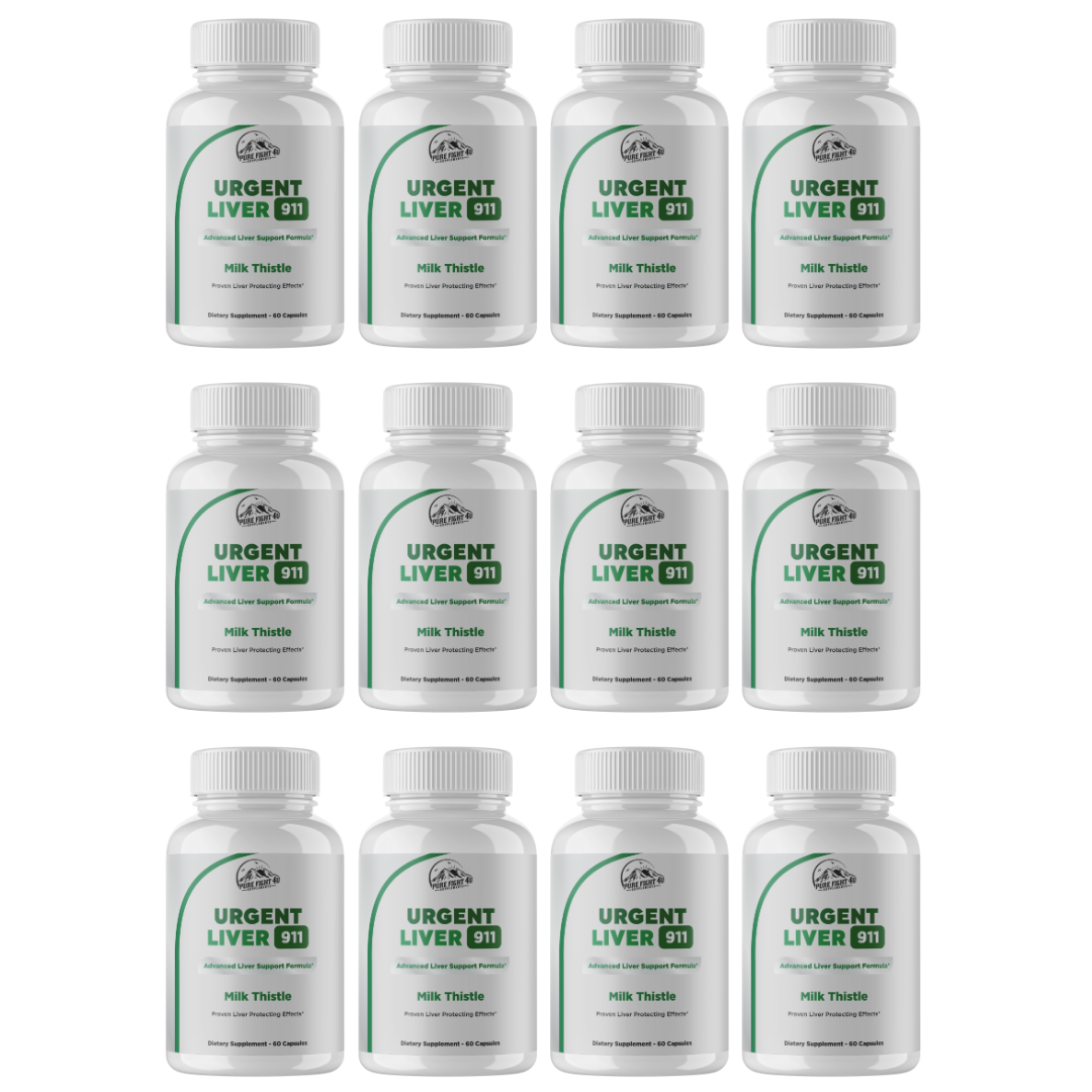 Urgent Liver 911 Advanced Liver Support Formula 12 Bottles 720 Capsules