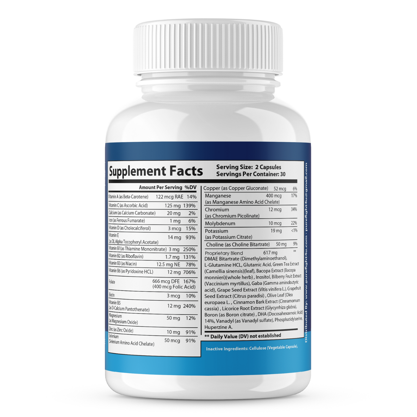 Reawaken Advanced Brain Boost Formula 2 Bottles 120 Capsules