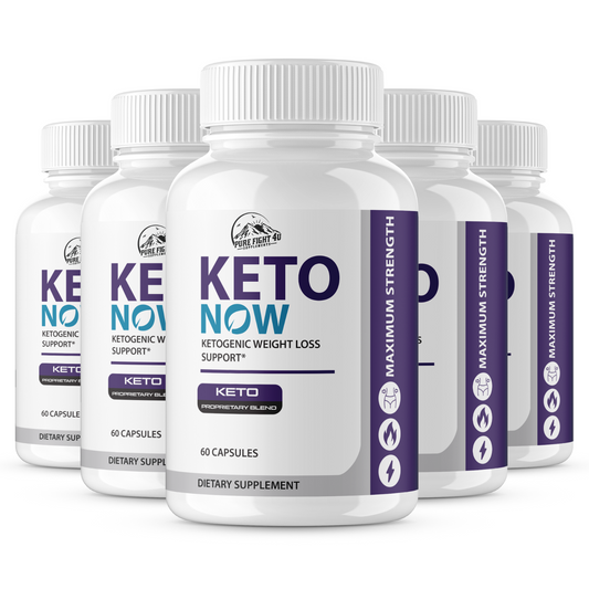 Keto Now Ketogenic Weight Loss Support - 5 Bottles 300 Capsules