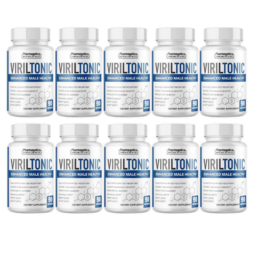 VirilTonic - Enhanced Male Health - 10 Bottles 900 Capsules