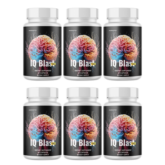 IQ Blast Pro Brain Supplement 6 Bottles 360 Capsules