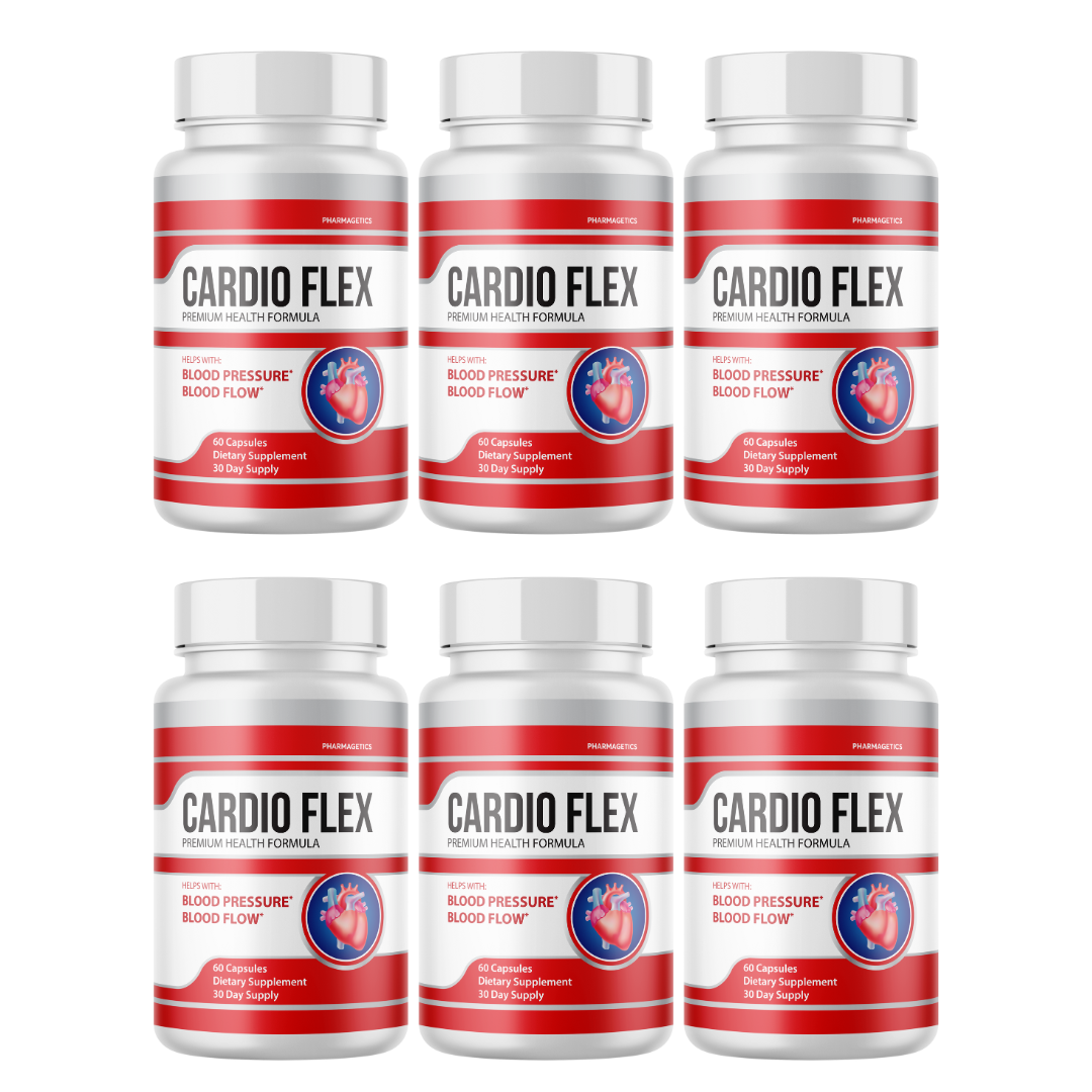 Cardio Flex Premium Health Formula 6 Bottles 360 Capsules