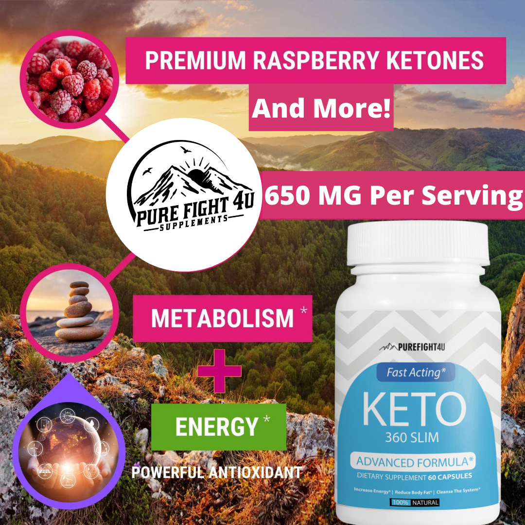 Keto 360 Slim Fast Acting Advanced Formula - 5 Bottles 300 Capsules