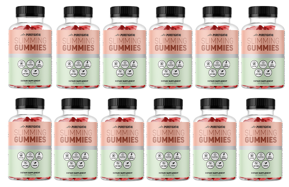 Slimming Gummies Dietary Supplement - 12 Bottles 720 Gummies