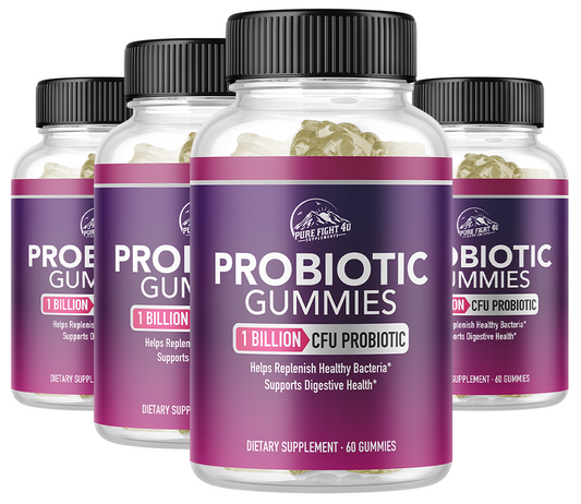 Probiotic Gummies 1 Billion CFU 4 Bottles 240 Gummies