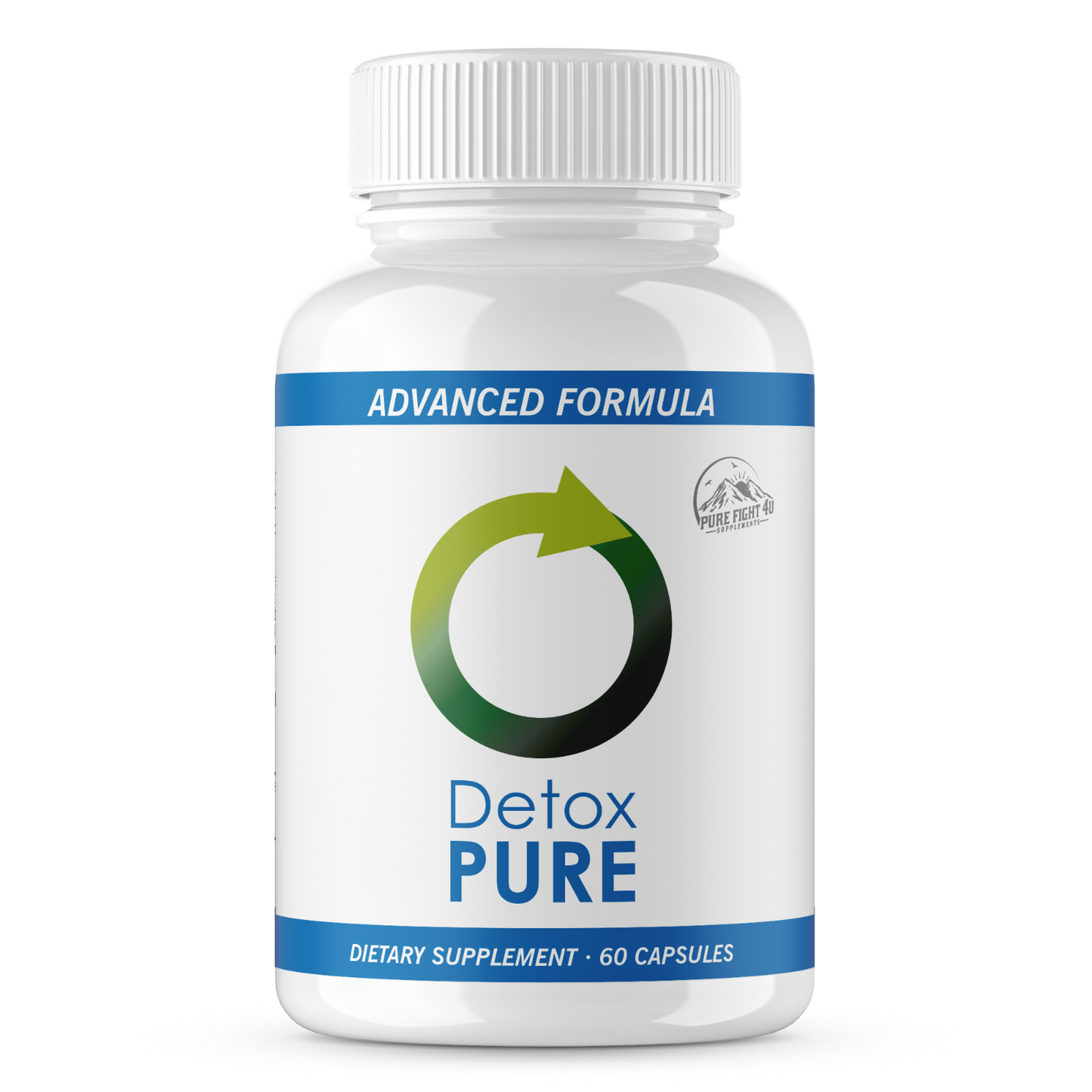 Detox Pure Advanced Formula Dietary Supplement - 5 Bottles 300 Capsules