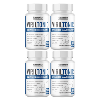 VirilTonic - Enhanced Male Health - 4 Bottles 360 Capsules