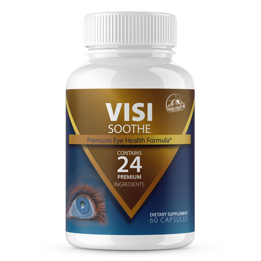 Visi Soothe Premium Eye Health Formula - 4 Bottles 240 Capsules