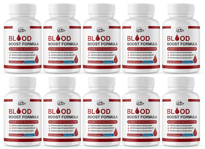 Blood Boost Formula Blood Flow Accelerator 10 Bottles 600 Capsules