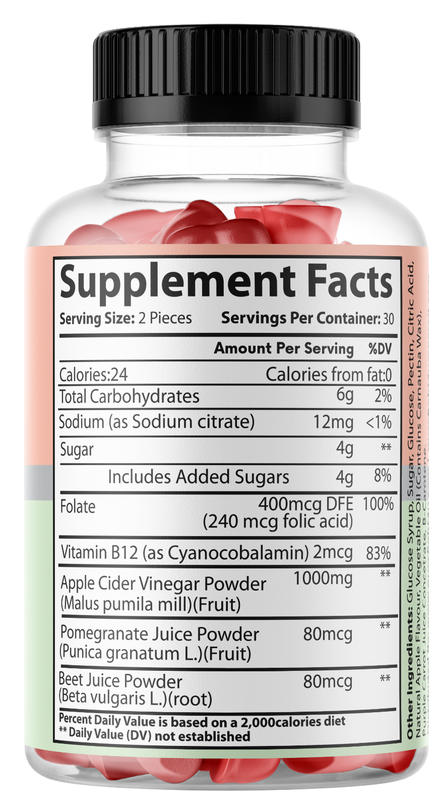 Slimming Gummies Dietary Supplement - 2 Bottles 120 Gummies